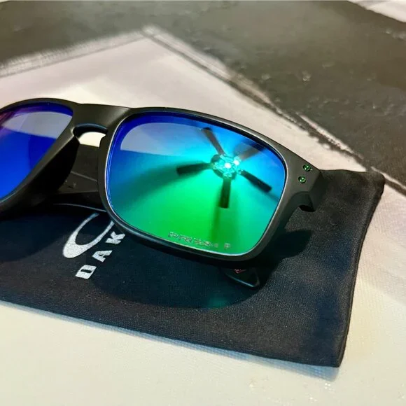 OO9102 Oakley Holbrook Jade Iridium Prizm Polarized Sunglasses - Picture 8 of 12